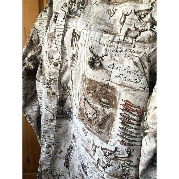 Magellan Sports Wear Long Sleeve Button Down Size L - Picture 4 of 7